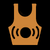 Ikona kamizelki z symbolem fal dźwękowych na brzuchu. Reprezentuje urządzenia dostępnościowe, które pozwalają odczuwać dźwięki jako drgania na ciele.